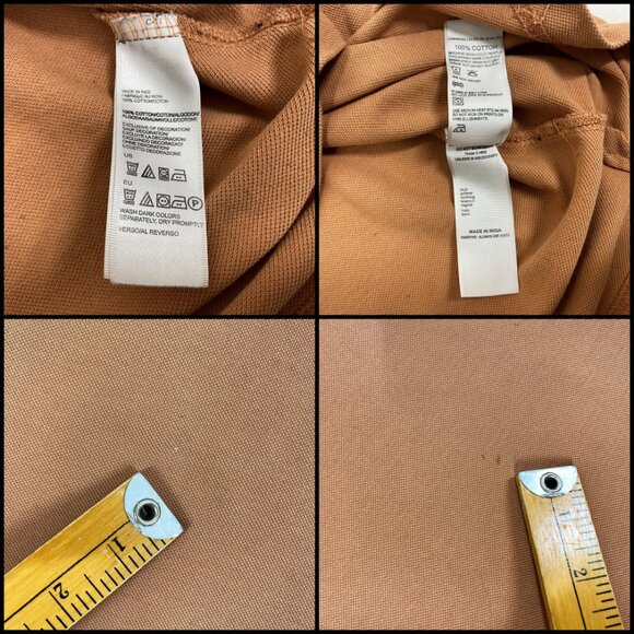 Polo Shirt Clay Tan colour Burberry London Mod style - Picture 6 of 6